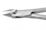 Cuticle nipper with scissors grip